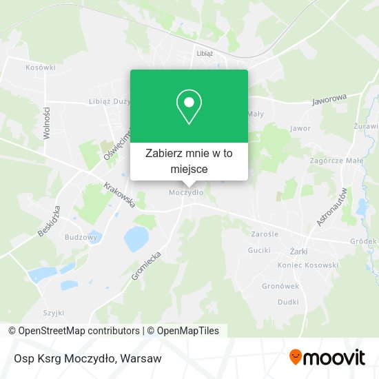 Mapa Osp Ksrg Moczydło