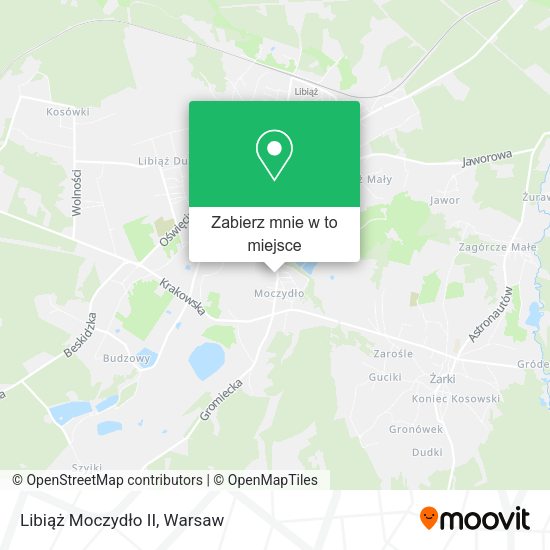 Mapa Libiąż Moczydło II