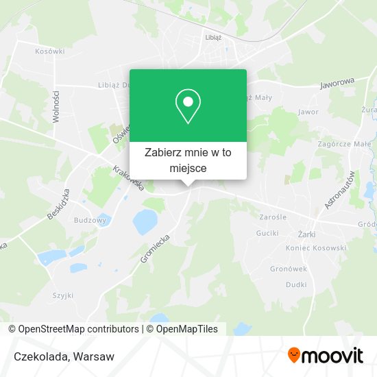 Mapa Czekolada