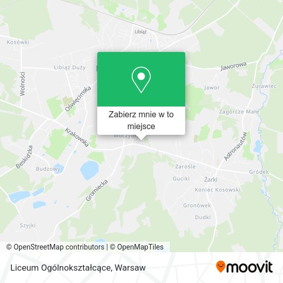 Mapa Liceum Ogólnokształcące