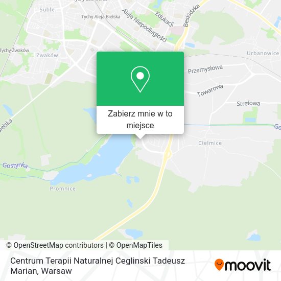 Mapa Centrum Terapii Naturalnej Ceglinski Tadeusz Marian