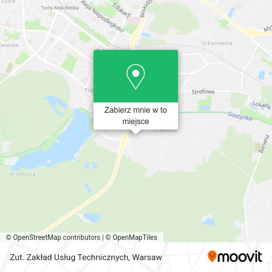 Mapa Zut. Zakład Usług Technicznych