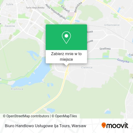 Mapa Biuro Handlowo Usługowe Ija Tours