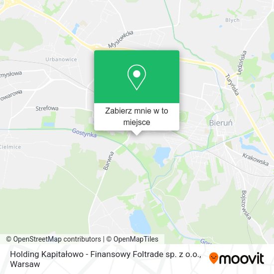 Mapa Holding Kapitałowo - Finansowy Foltrade sp. z o.o.