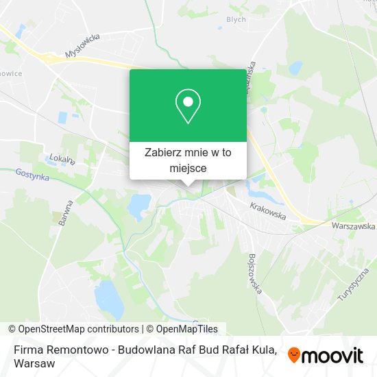 Mapa Firma Remontowo - Budowlana Raf Bud Rafał Kula