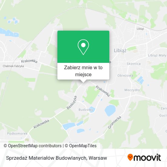 Mapa Sprzedaż Materiałów Budowlanych