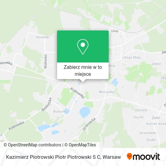 Mapa Kazimierz Piotrowski Piotr Piotrowski S C