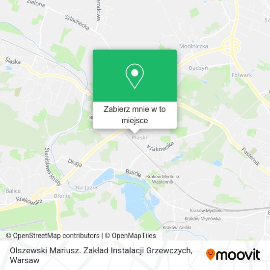 Mapa Olszewski Mariusz. Zakład Instalacji Grzewczych