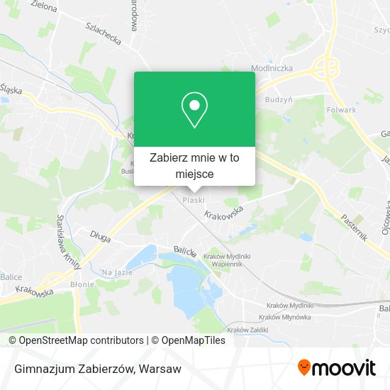 Mapa Gimnazjum Zabierzów