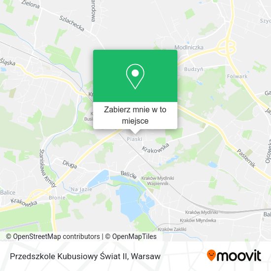 Mapa Przedszkole Kubusiowy Świat II