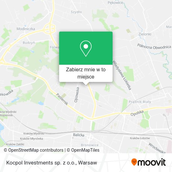 Mapa Kocpol Investments sp. z o.o.