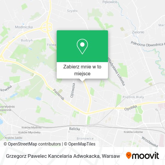 Mapa Grzegorz Pawelec Kancelaria Adwokacka