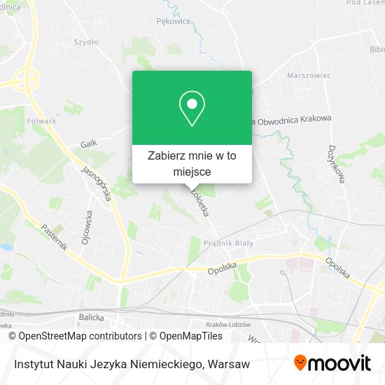 Mapa Instytut Nauki Jezyka Niemieckiego