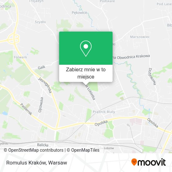 Mapa Romulus Kraków