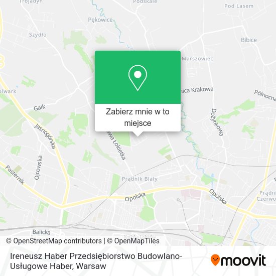 Mapa Ireneusz Haber Przedsiębiorstwo Budowlano-Usługowe Haber