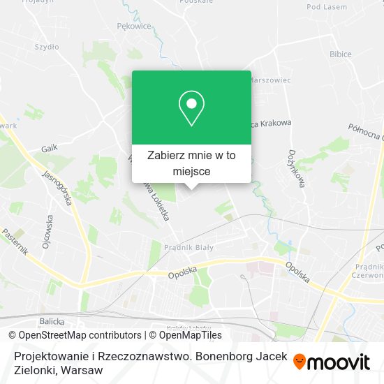 Mapa Projektowanie i Rzeczoznawstwo. Bonenborg Jacek Zielonki