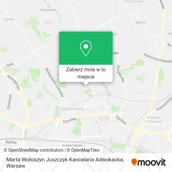 Mapa Marta Wołoszyn Juszczyk Kancelaria Adwokacka