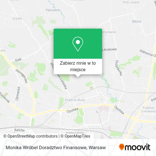 Mapa Monika Wróbel Doradztwo Finansowe