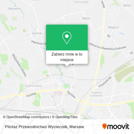 Mapa Pilotaz Przewodnictwo Wycieczek