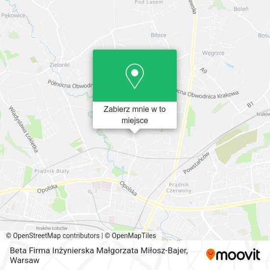 Mapa Beta Firma Inżynierska Małgorzata Miłosz-Bajer