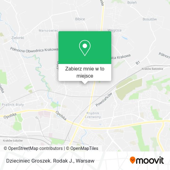 Mapa Dzieciniec Groszek. Rodak J.