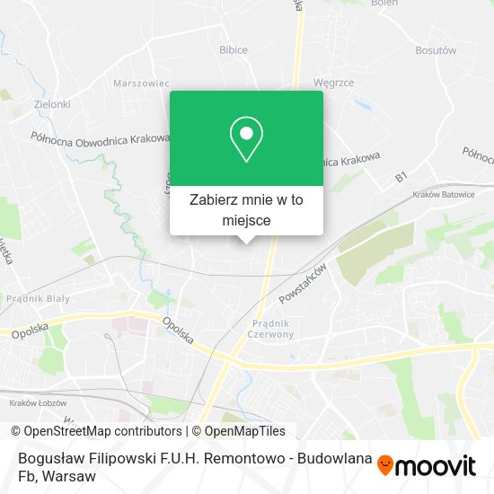 Mapa Bogusław Filipowski F.U.H. Remontowo - Budowlana Fb