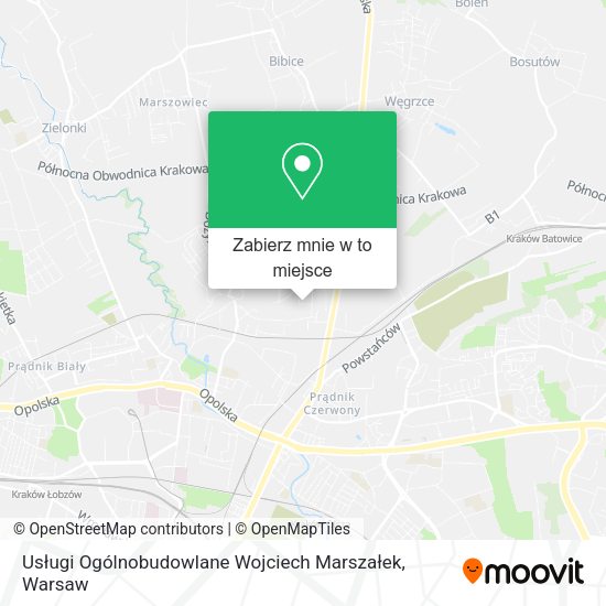 Mapa Usługi Ogólnobudowlane Wojciech Marszałek