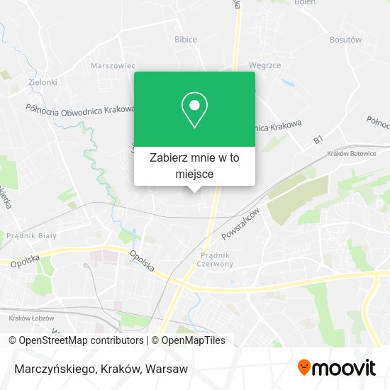 Mapa Marczyńskiego, Kraków