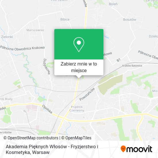 Mapa Akademia Pięknych Włosów - Fryzjerstwo i Kosmetyka