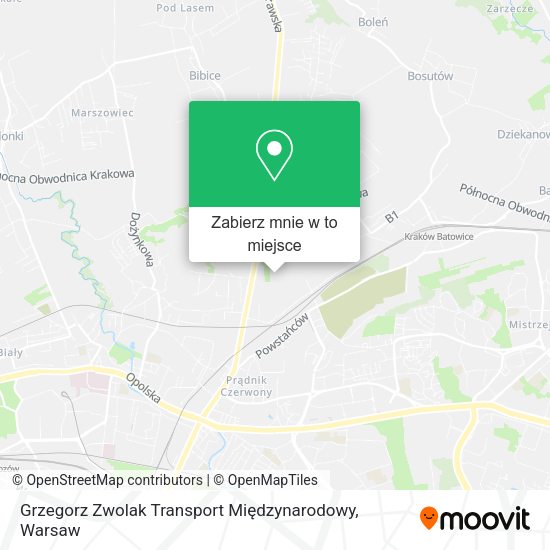 Mapa Grzegorz Zwolak Transport Międzynarodowy