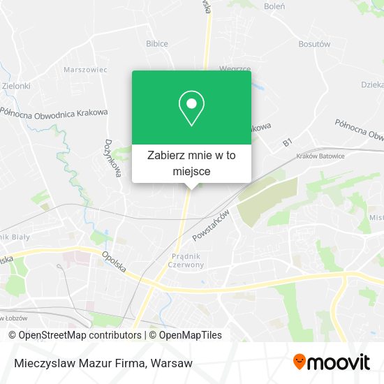 Mapa Mieczyslaw Mazur Firma