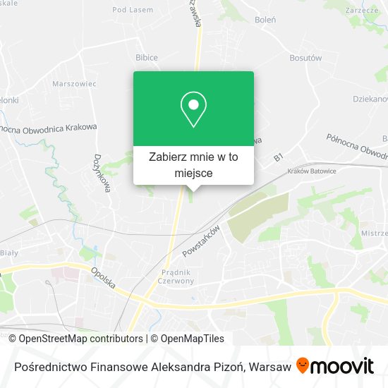 Mapa Pośrednictwo Finansowe Aleksandra Pizoń