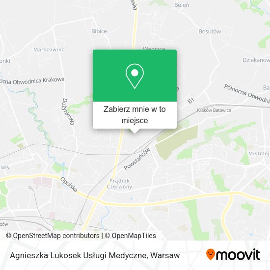 Mapa Agnieszka Lukosek Usługi Medyczne