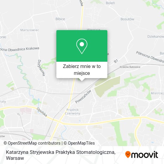 Mapa Katarzyna Stryjewska Praktyka Stomatologiczna