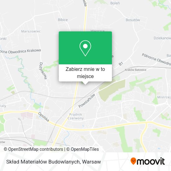 Mapa Skład Materiałów Budowlanych