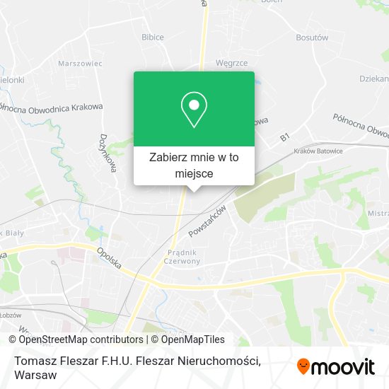 Mapa Tomasz Fleszar F.H.U. Fleszar Nieruchomości