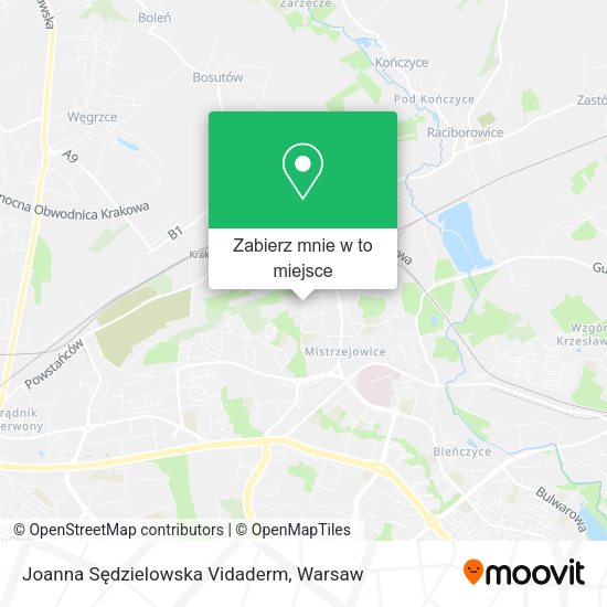 Mapa Joanna Sędzielowska Vidaderm