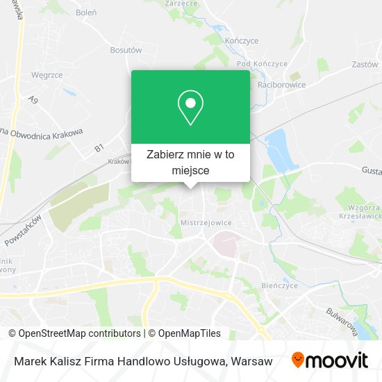 Mapa Marek Kalisz Firma Handlowo Usługowa