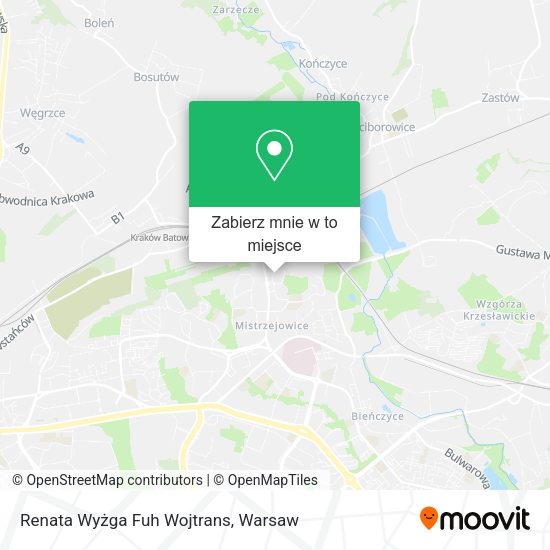 Mapa Renata Wyżga Fuh Wojtrans