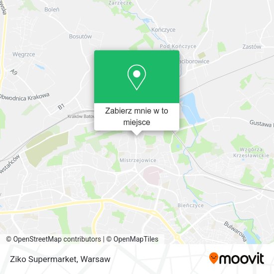 Mapa Ziko Supermarket