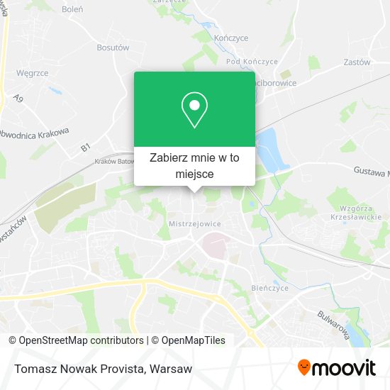 Mapa Tomasz Nowak Provista