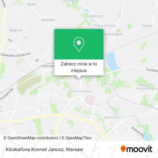 Mapa Klinikafona Konrad Janusz