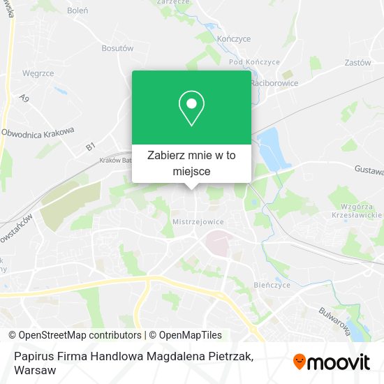 Mapa Papirus Firma Handlowa Magdalena Pietrzak