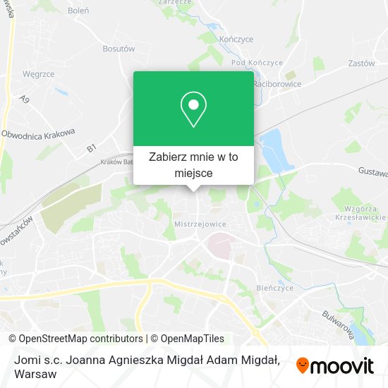 Mapa Jomi s.c. Joanna Agnieszka Migdał Adam Migdał