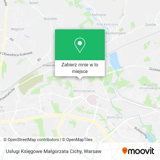 Mapa Usługi Księgowe Małgorzata Cichy