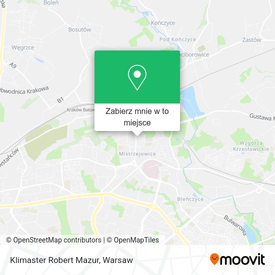 Mapa Klimaster Robert Mazur