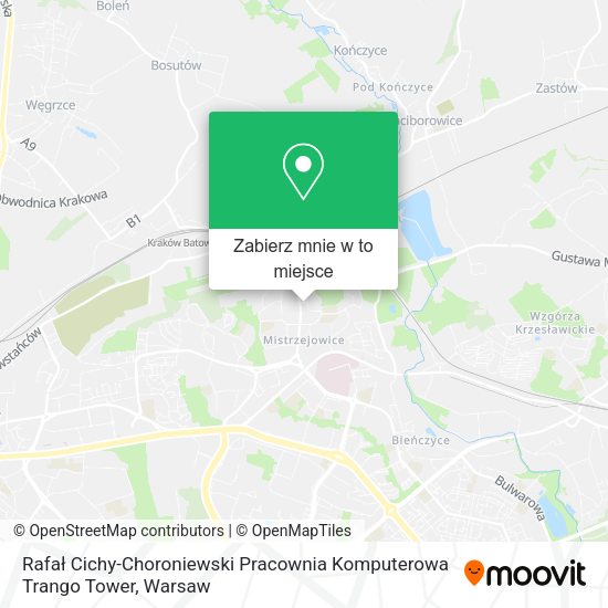 Mapa Rafał Cichy-Choroniewski Pracownia Komputerowa Trango Tower