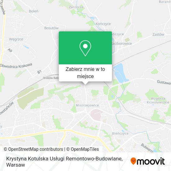 Mapa Krystyna Kotulska Usługi Remontowo-Budowlane