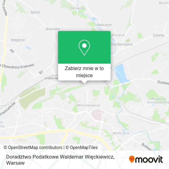 Mapa Doradztwo Podatkowe Waldemar Więckiewicz