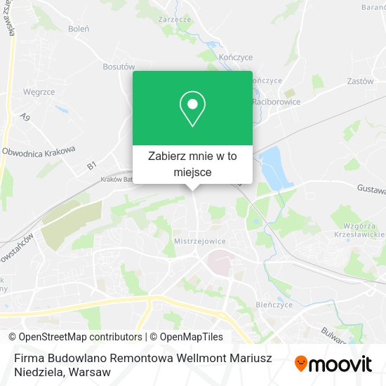 Mapa Firma Budowlano Remontowa Wellmont Mariusz Niedziela